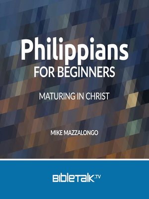 cover image of Philippians for Beginners